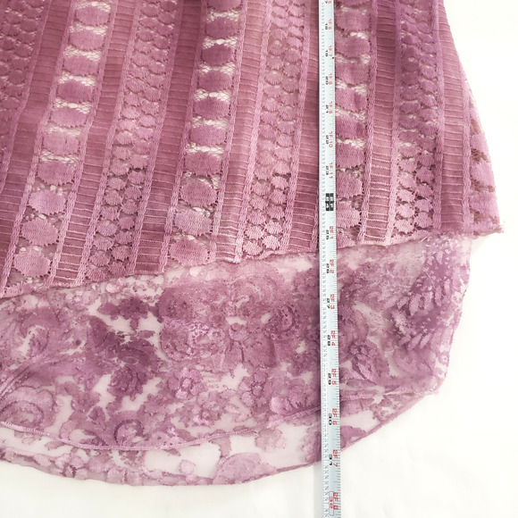 Indigo Thread SIZE XS Sleeveless Layered Purple Tunic Top Boho Festival Whimsy - Picture 11 of 15